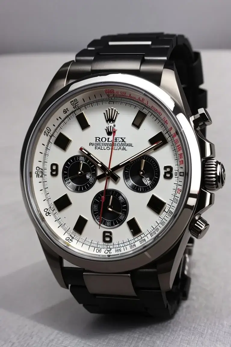 Reloj café con detalles dorados. Para Hombre