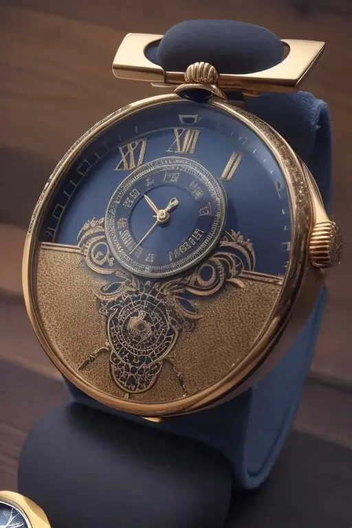 Reloj plateado ocn fondo de colores pasteles