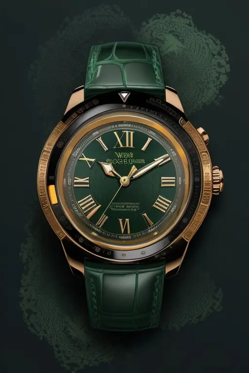 Reloj plateado con tintes azul claro, fondo dorado, unisex