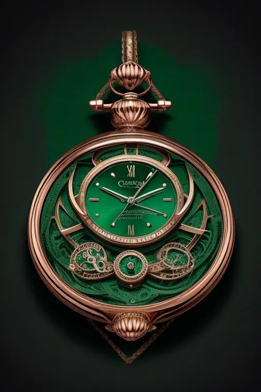 Reloj negro con detalles dorados para Dama