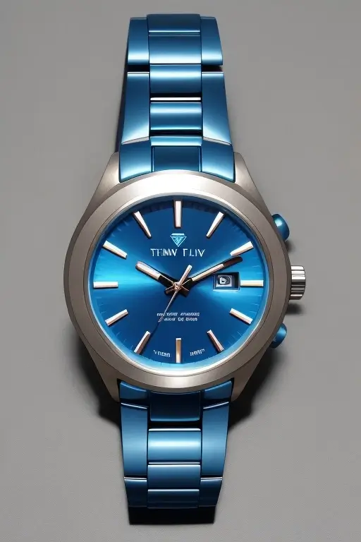 Reloj café con detalles dorados. Para Hombre