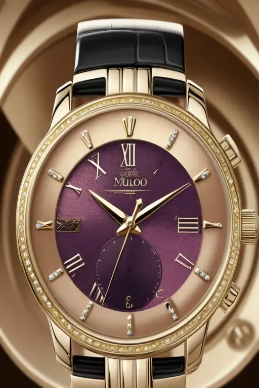 Reloj base azul plateado con tintes dorados, unisex